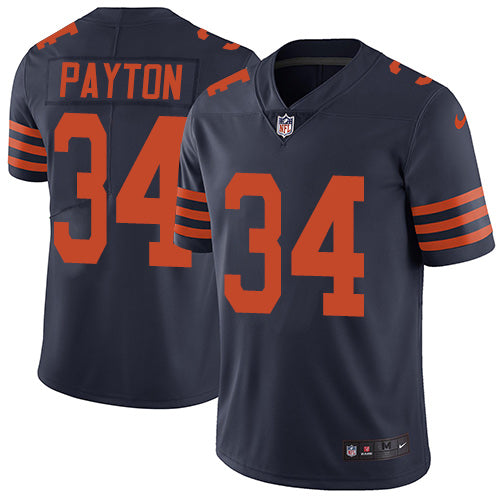Chicago Bears 34 Navy Blue & Orange Jersey NFL