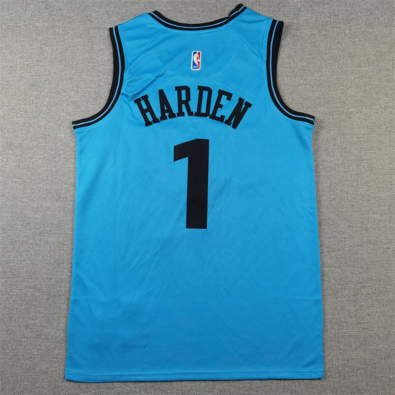 LA Clippers 1 Blue City Edition Jersey NBA