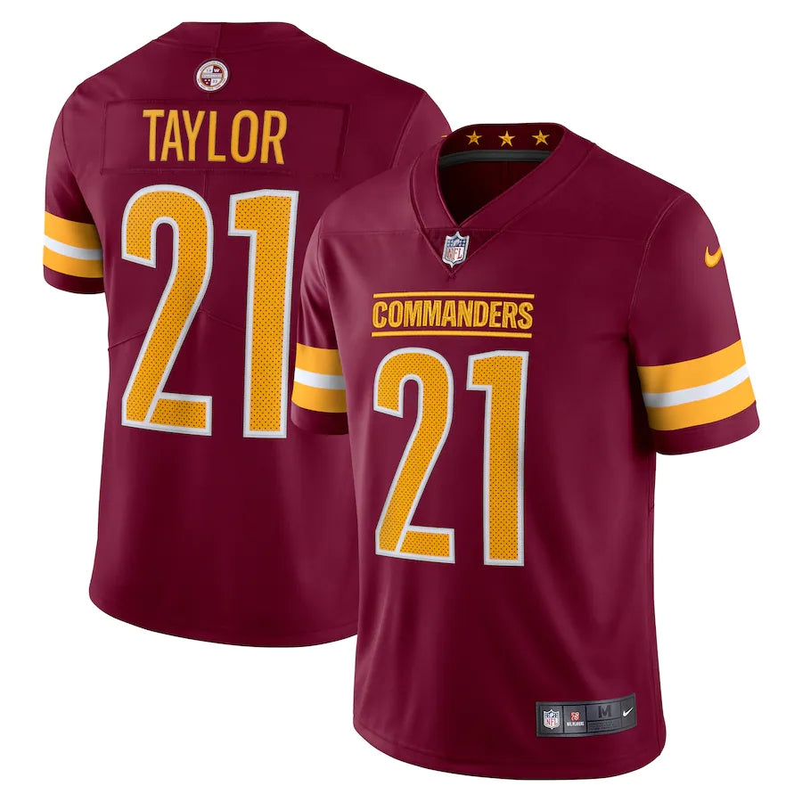 Washington Commanders 21 Red Commanders Jersey NFL