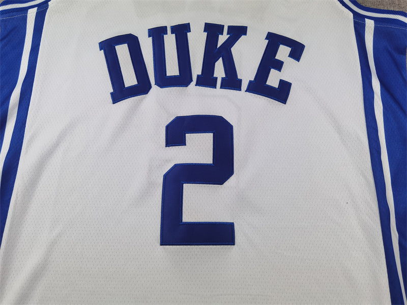 Duke 2 White Jersey NBA
