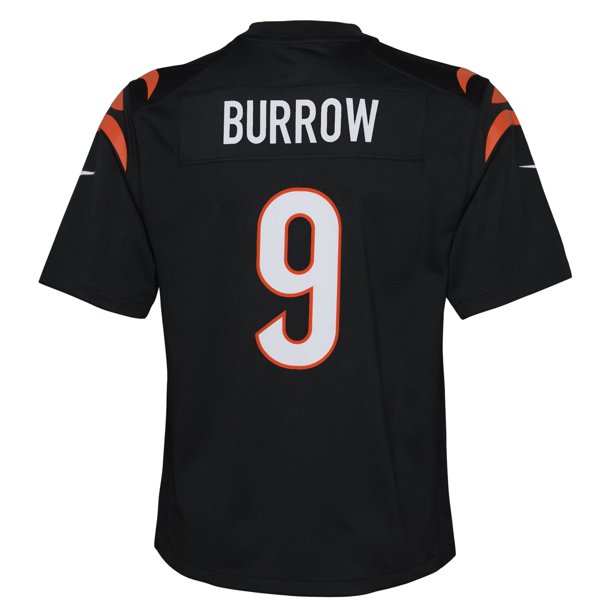 Youth Cincinnati Bengals Joe Burrow Nike Black Game Jersey