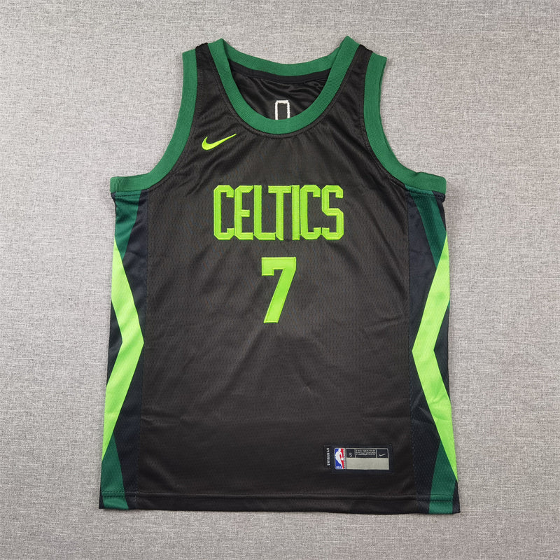 Boston Celtics 7 Black City Edition Jersey NBA