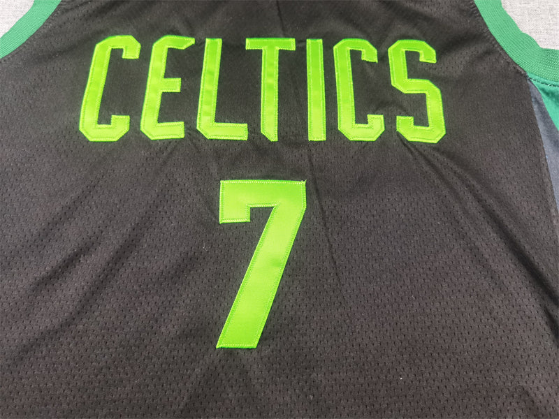 Boston Celtics 7 Black City Edition Jersey NBA