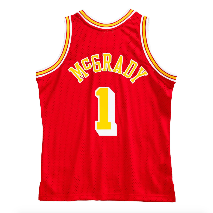Men’s Tracy McGrady Houston Rockets 2004-05 Red Swingman Jersey By Mitchell & Ness