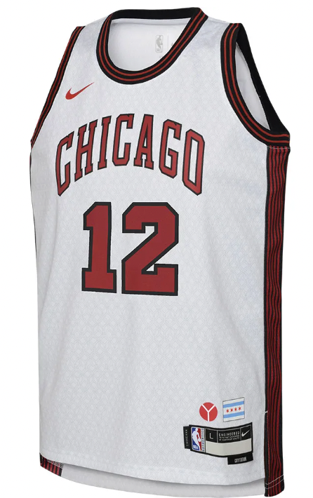 Nike Youth 2022-23 City Edition Chicago Bulls Ayo Dosunmu