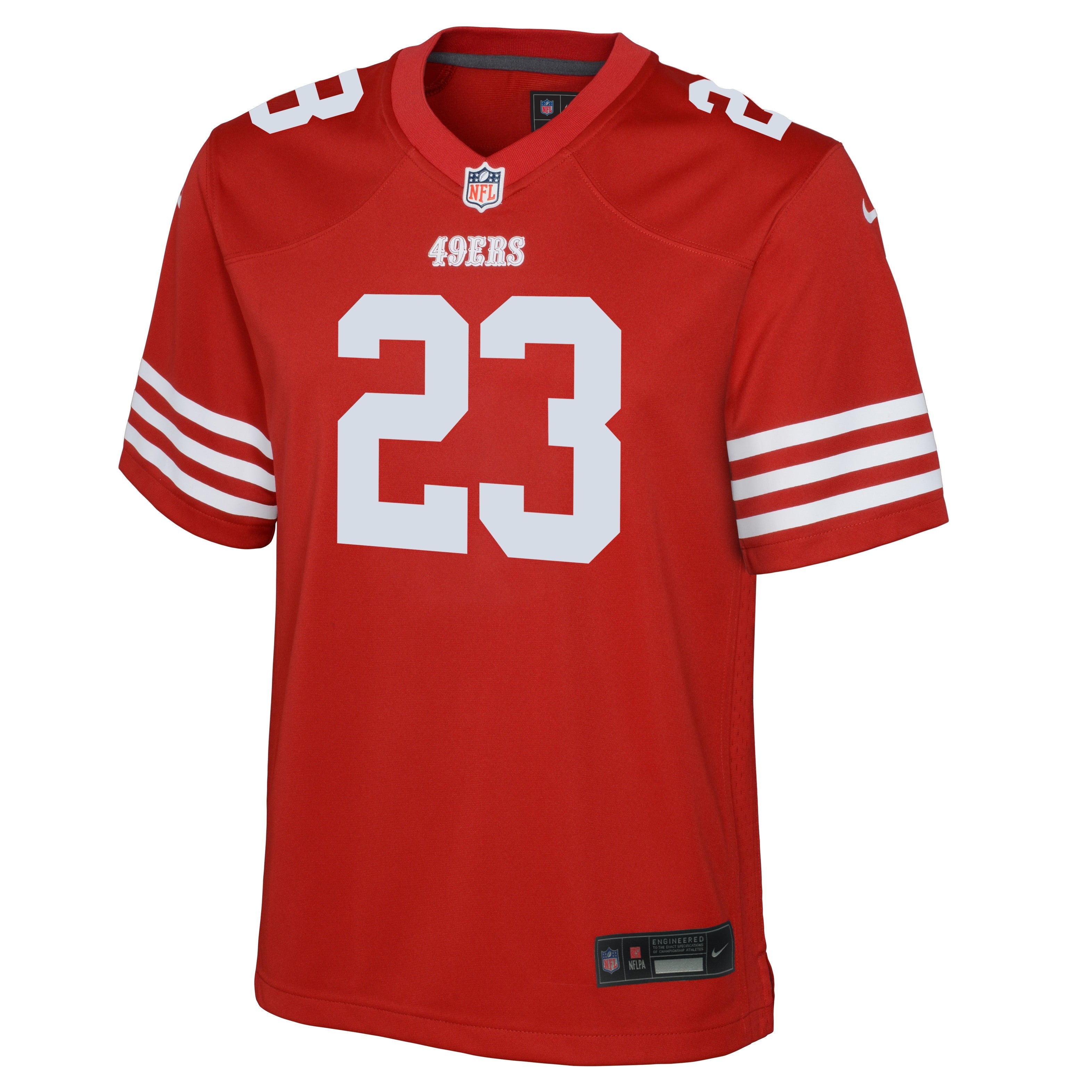Youth Christian McCaffrey San Francisco 49ers Nike Scarlet Game Jersey