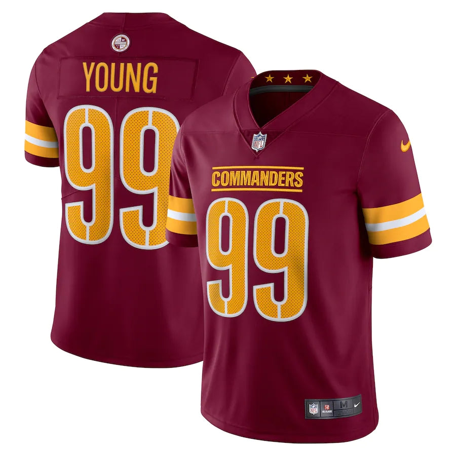 Washington Commanders 99 Red Commanders Jersey NFL