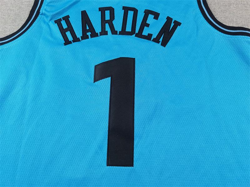 LA Clippers 1 Blue City Edition Jersey NBA