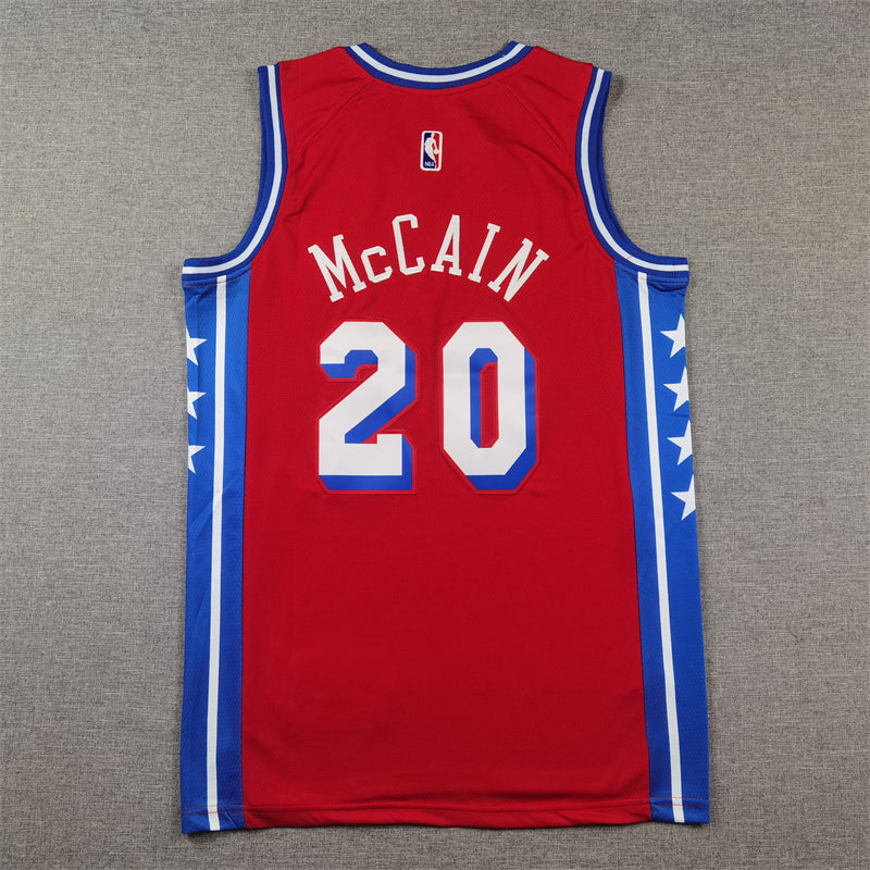 Philadelphia 76ers 20 red Jersey NBA