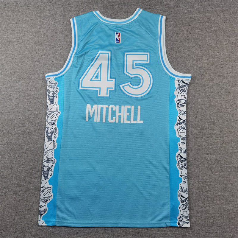 Cleveland Cavaliers 45 Blue City Edition Jersey NBA