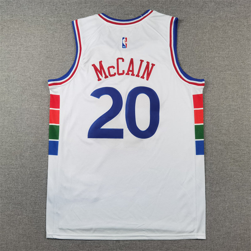Philadelphia 76ers 20 White City Edition Jersey NBA