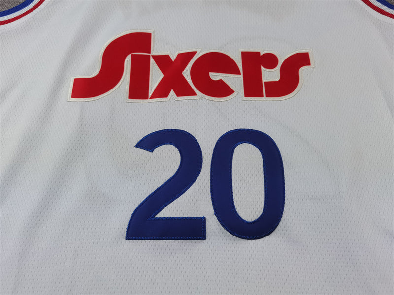 Philadelphia 76ers 20 White City Edition Jersey NBA