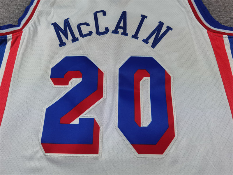 Philadelphia 76ers 20 White Jersey NBA
