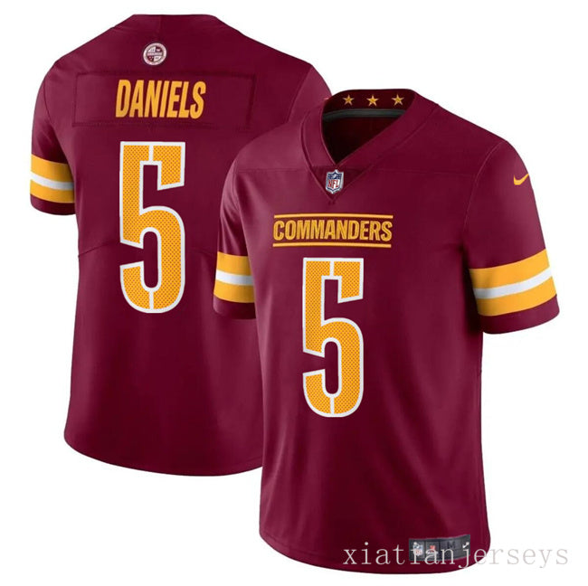 Washington Commanders 5 Red Commanders Jersey NFL