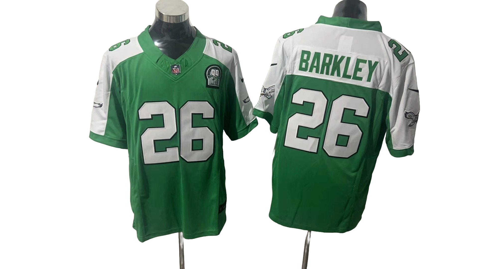 Philadelphia Eagles 26 White & Green Three Generations of Gratitude Jersey NFL