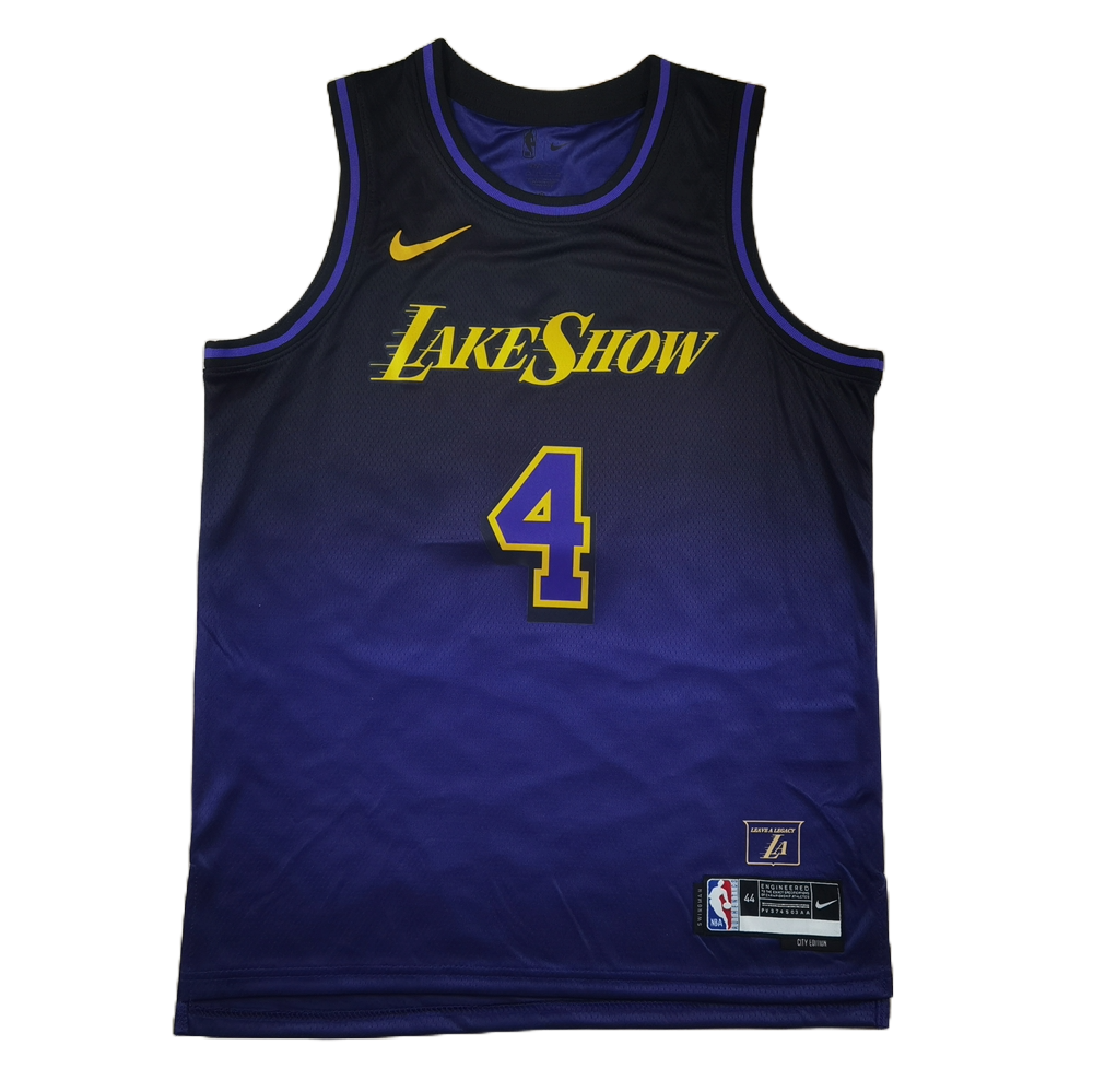 Los Angeles Lakers 4 Purple City Edition Jersey NBA