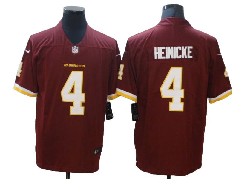 Washington Commanders 4 Red Commanders Jersey NFL
