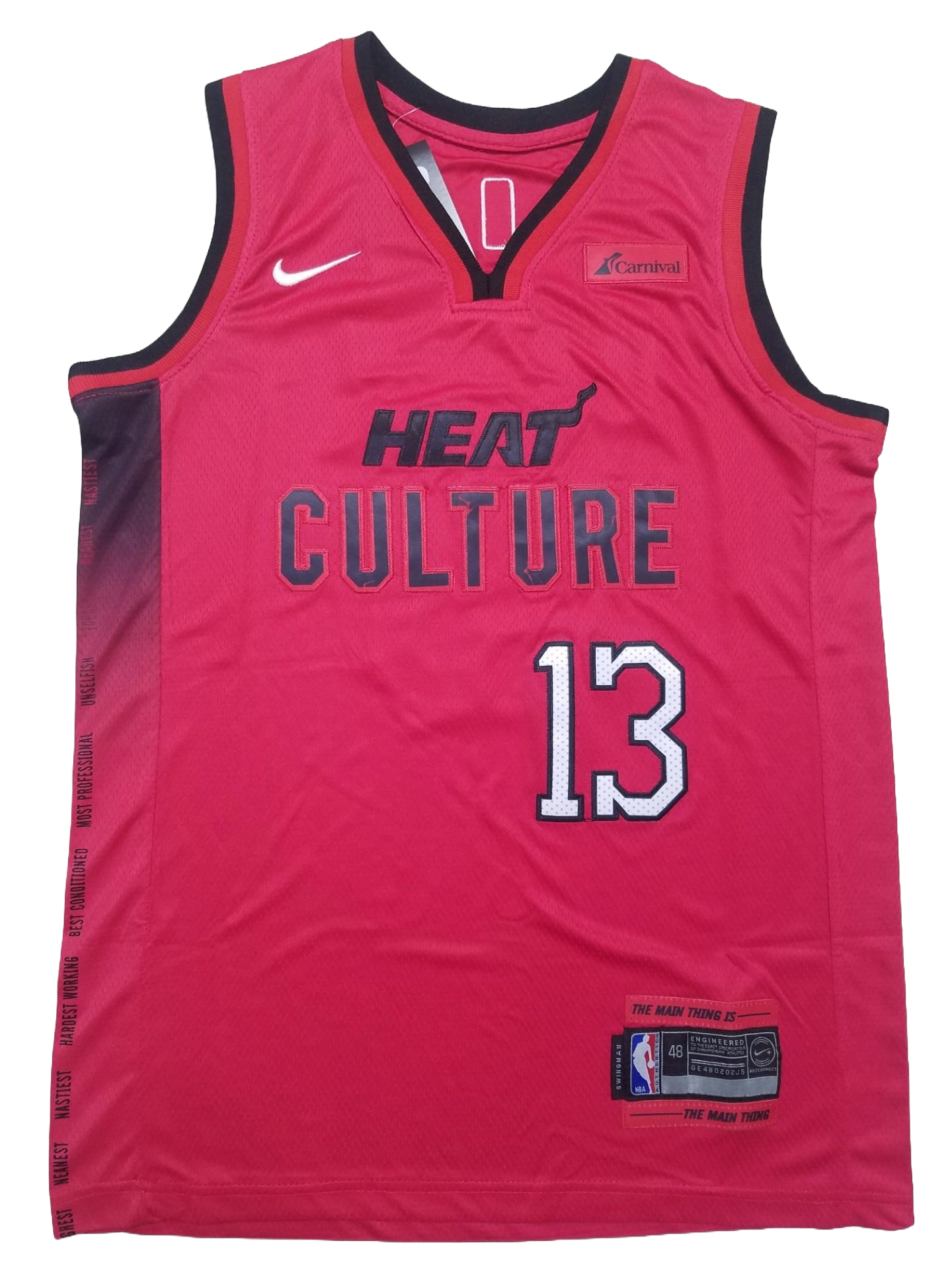 Miami Heat 13 Red City Jersey NBA