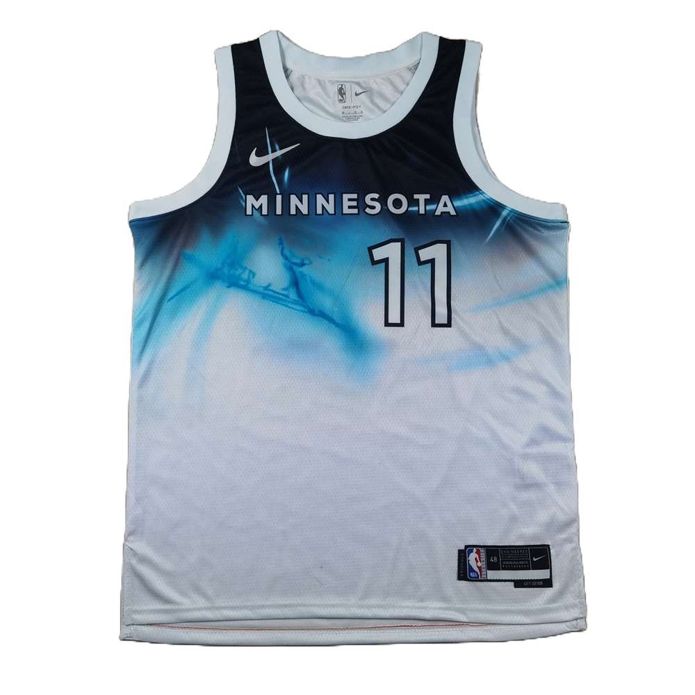 Minnesota Timberwolves 11 White City Edition Jersey NBA