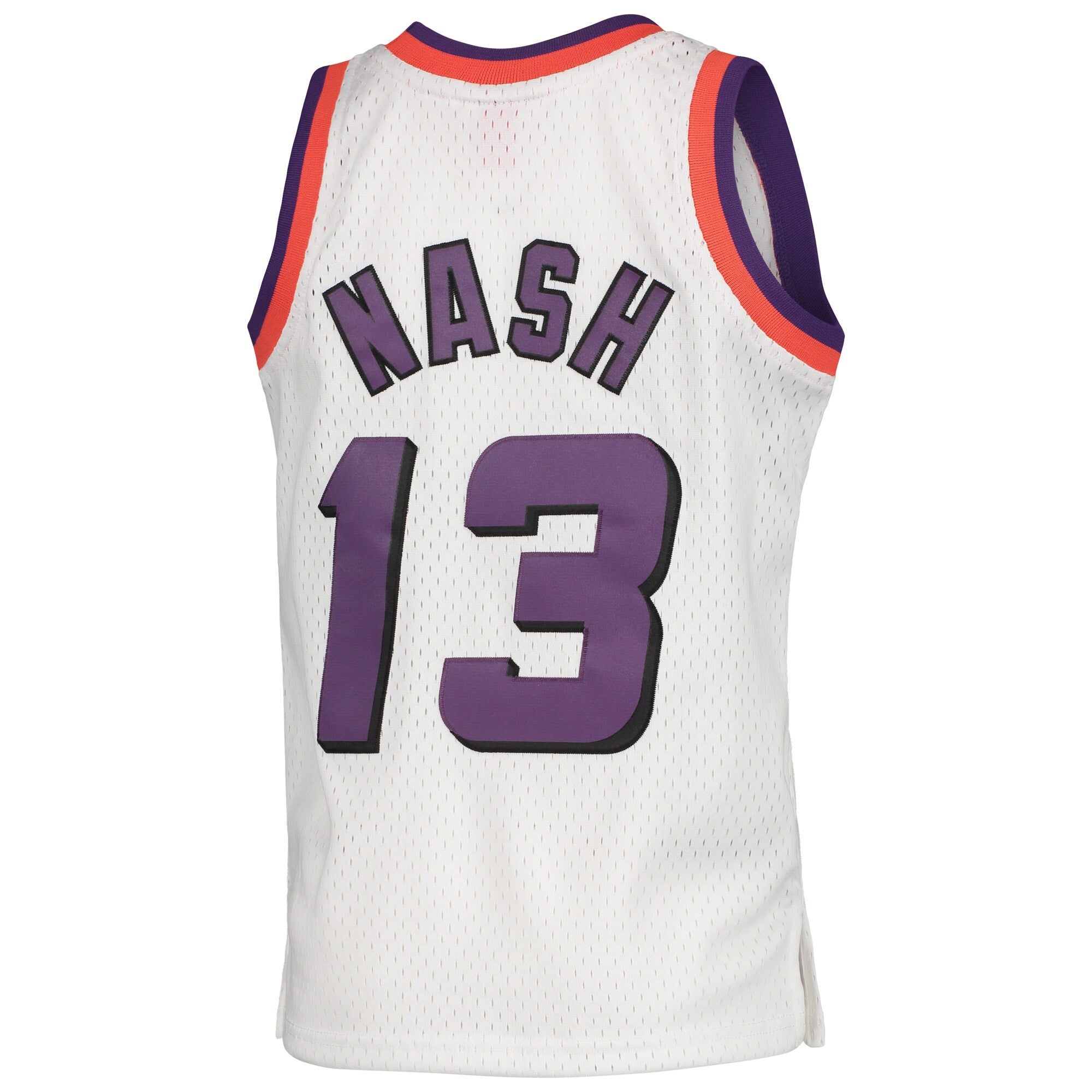 Youth Phoenix Suns Steve Nash Mitchell & Ness White 1996-97 Hardwood Classics Swingman Jersey