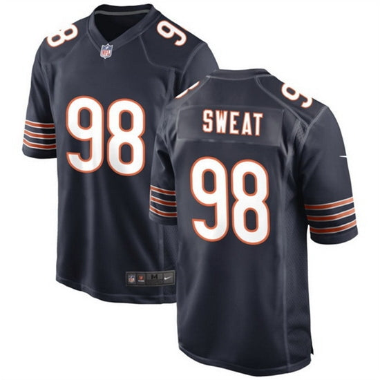 Chicago Bears 98 Navy Blue Jersey NFL