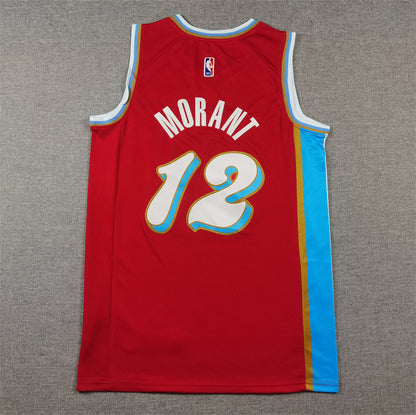 Memphis Grizzlies 12 Red City Edition Jersey NBA