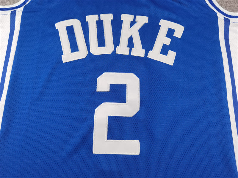 Duke 2 Blue Jersey NBA