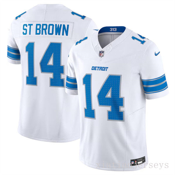 Detroit Lions 14 White The New Three-Generation Lion Jersey NFL