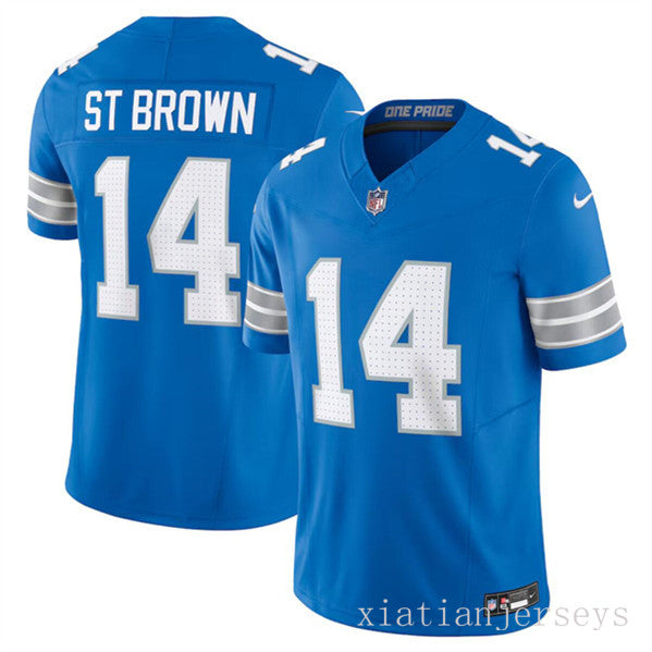 Detroit Lions 14 Blue The New Three-Generation Lion Jersey NFL