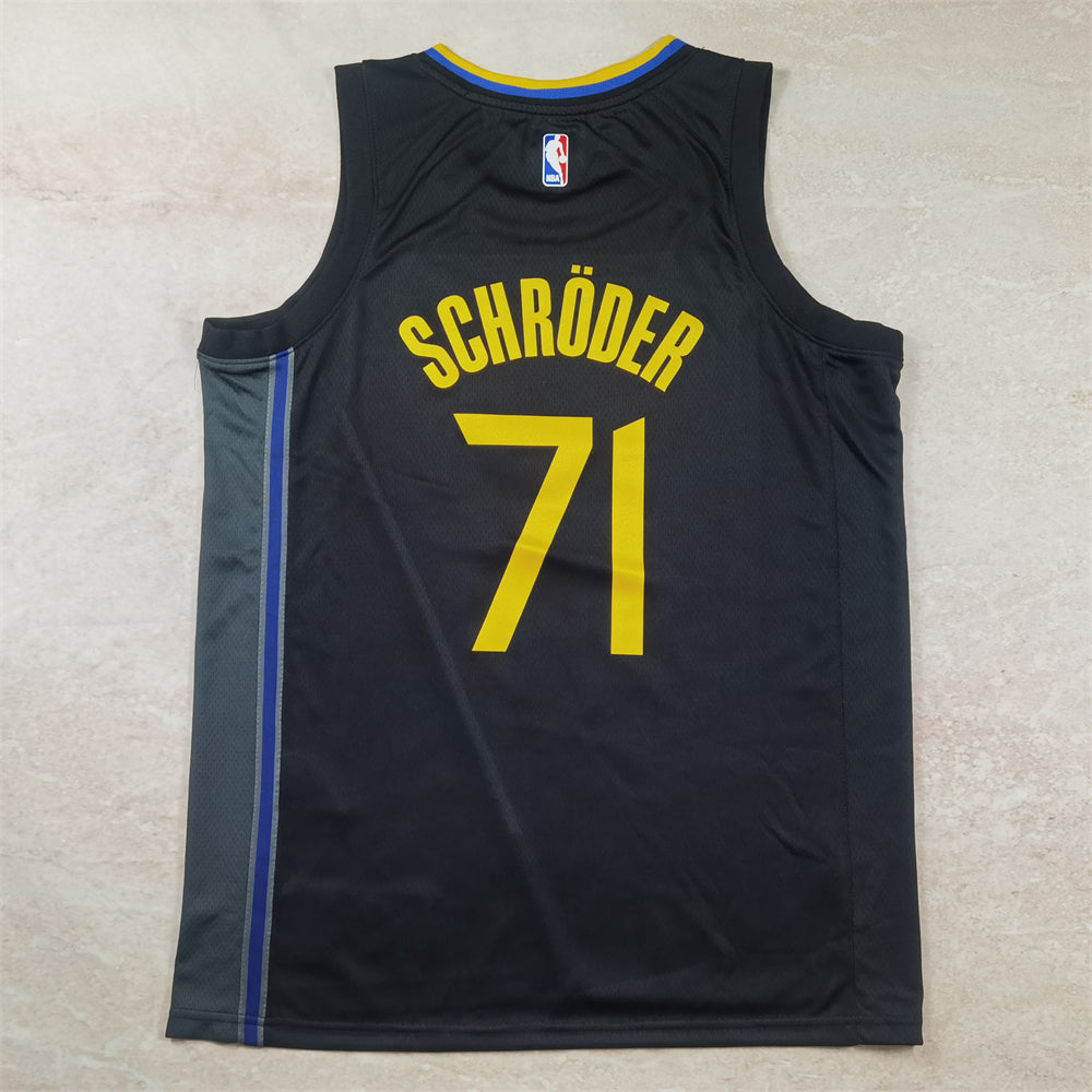 Golden State Warriors 71 Black Declaration Edition Jersey NBA
