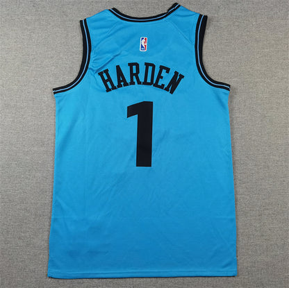 LA Clippers 1 Blue City Edition Jersey NBA