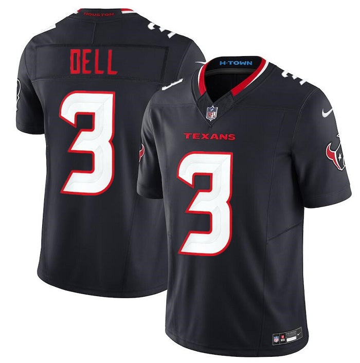 Houston Texans 3 Black New Generation Jersey NFL