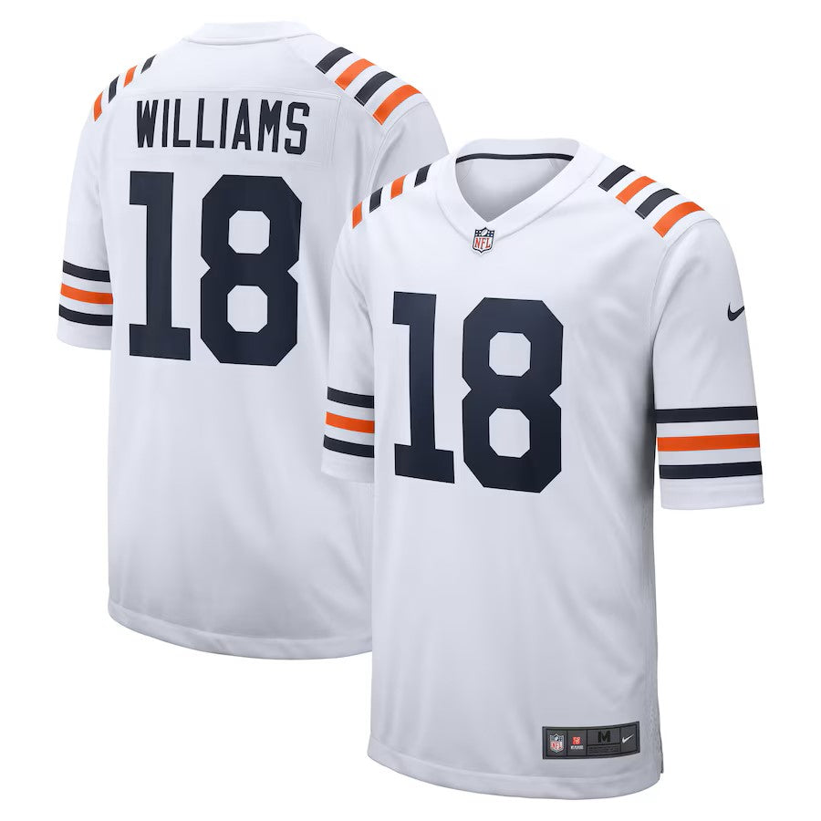 Chicago Bears 18 White Jersey NFL