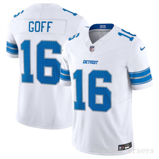 Detroit Lions 16 White The New Three-Generation Lion Jersey NFL