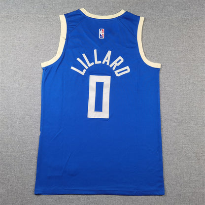 Milwaukee Bucks 0 Blue City Edition Jersey NBA