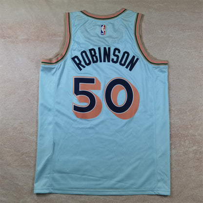 San Antonio Spurs 50 Ice Blue City Edition Jersey NBA