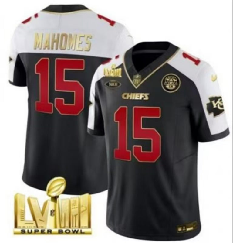 Kansas City Chiefs 15 Black Three Generations of Gratitude Jersey NFL