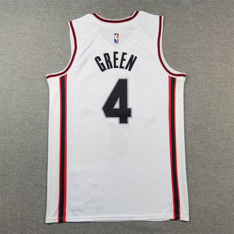 Houston Rockets 4 White City Edition Jersey NBA