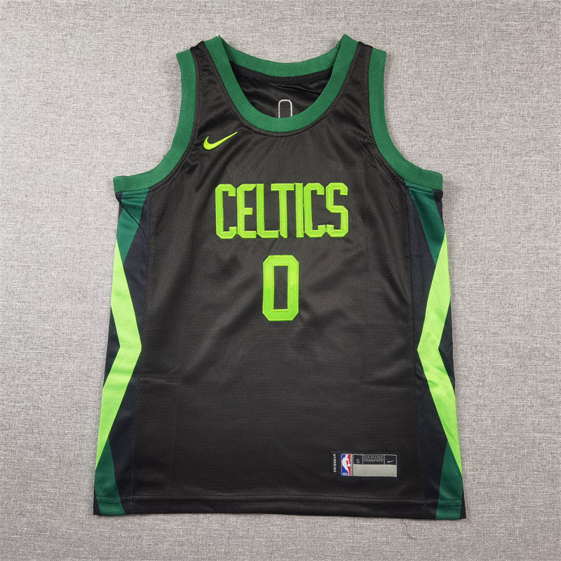 Boston Celtics 0 Black City Edition Jersey NBA