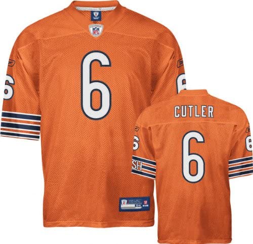 Chicago Bears Reebok Jay Cutler Jersey   Orange Jersey