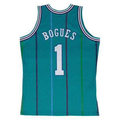 Men’s Muggsy Bogues Charlotte Hornets 1992-93 Swingman Jersey By Mitchell &amp; Ness