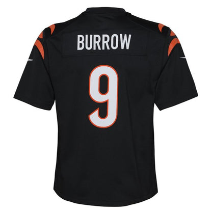 Youth Cincinnati Bengals Joe Burrow Nike Black Game Jersey
