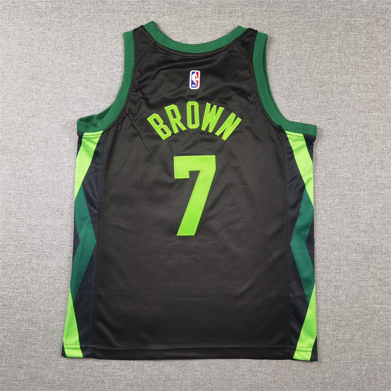 Boston Celtics 7 Black City Edition Jersey NBA