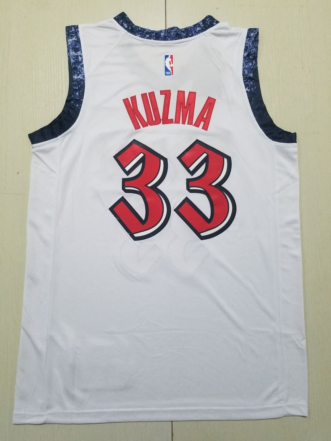 Washington Wizards 33 White City Jersey NBA