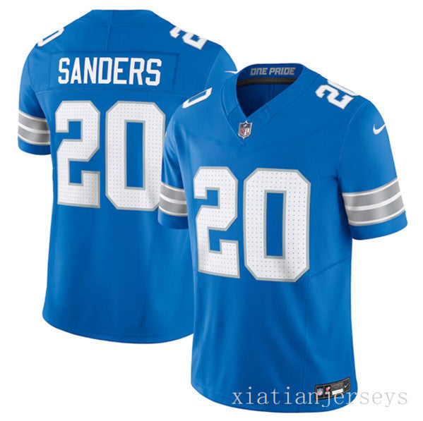 Detroit Lions 20 Blue The New Three-Generation Lion Jersey NFL