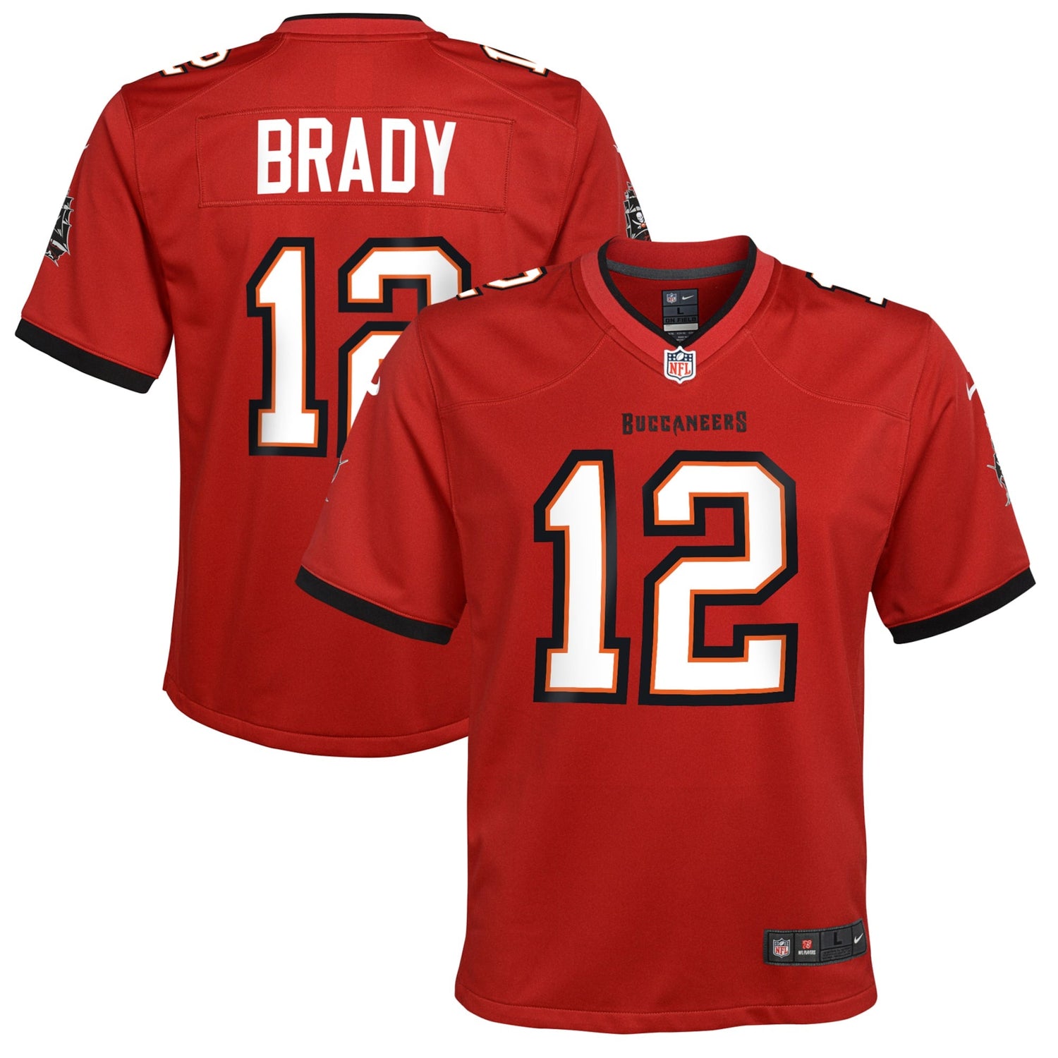 Youth Tampa Bay Buccaneers Tom Brady Nike Red Game Jersey