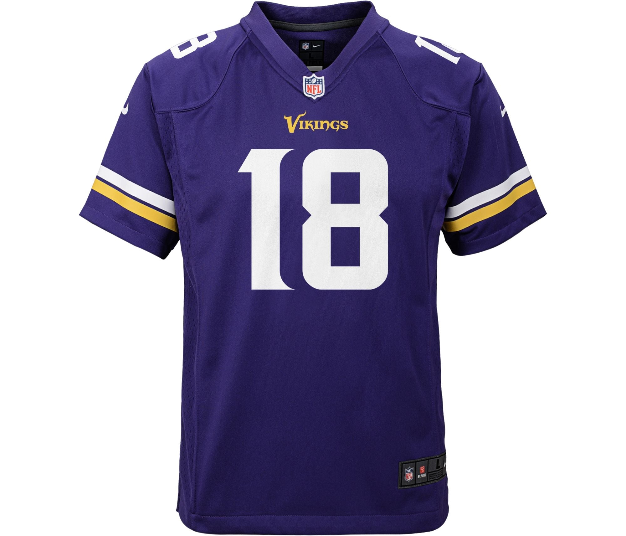 Youth Justin Jefferson Minnesota Vikings Purple Nike Game Jersey