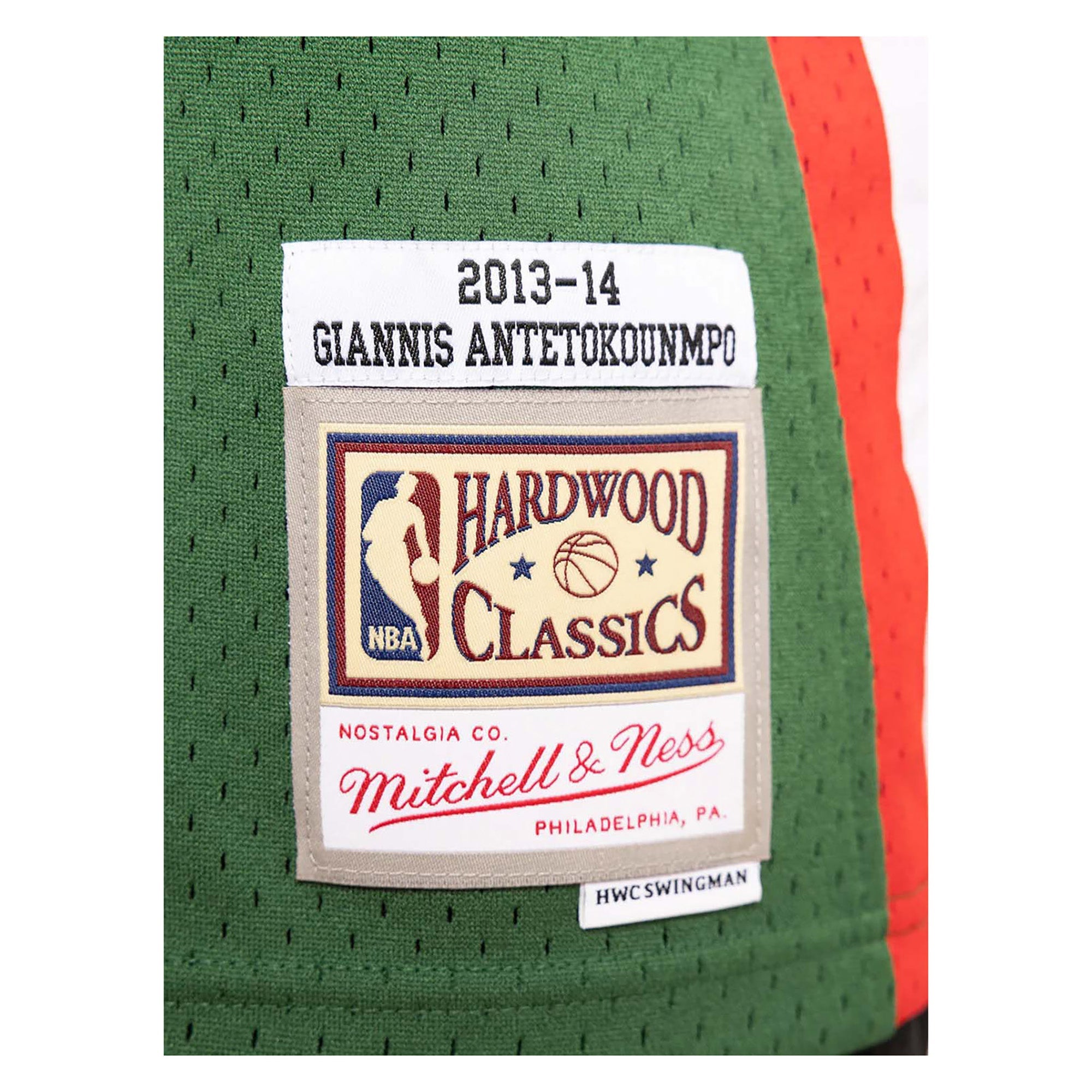 NBA Milwaukee Bucks Giannis Antetokounmpo 2013-14 Road Swingman Jersey