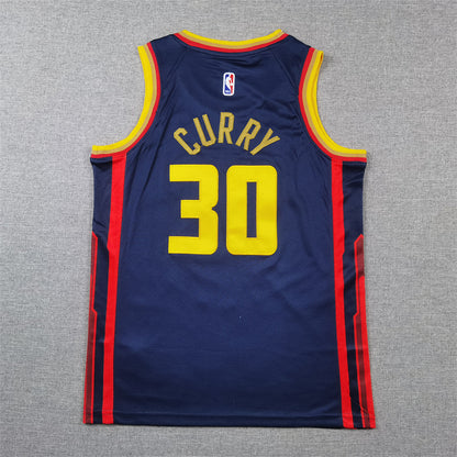 Golden State Warriors 30 Dark Blue City Edition Jersey NBA