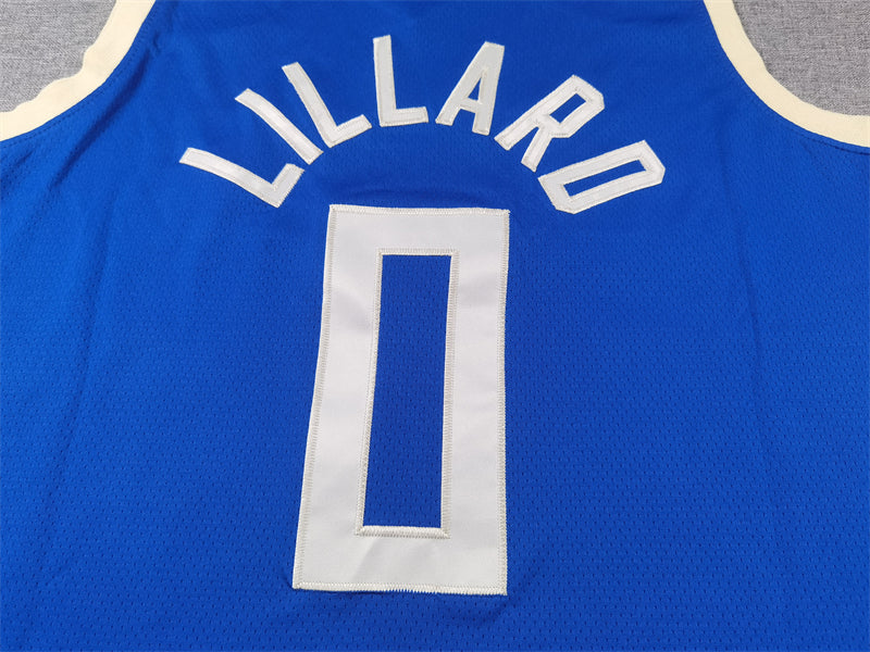 Milwaukee Bucks 0 Blue City Edition Jersey NBA